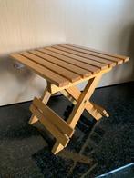 Opvouwbaar houten zitstoeltje, Ophalen of Verzenden, Gebruikt, Inklapstoel