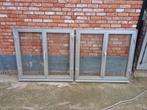 2 aluminium opendraaiende ramen, Ophalen of Verzenden, Gebruikt, Aluminium