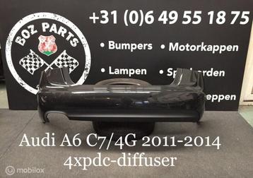 Audi A6 C7 4G achterbumper met diffuser 2011-2014 origineel beschikbaar voor biedingen