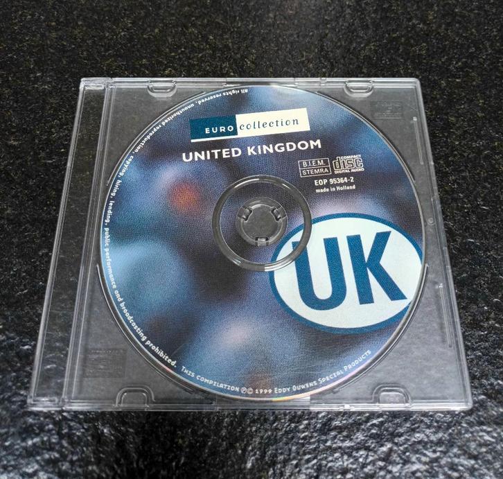 Euro Collection - United Kingdom, Cd's en Dvd's, Cd's | Verzamelalbums, Zo goed als nieuw, Verzenden