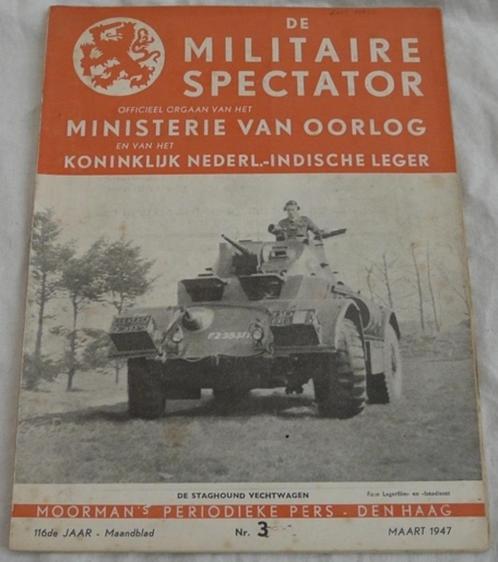 Maandblad de Militaire Spectator, Nr.3 Maart 1947, MvO.(1), Collections, Objets militaires | Général, Armée de terre, Enlèvement ou Envoi