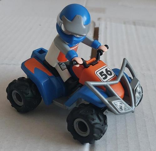 Playmobil 4229 - Blauwe cross quad, Kinderen en Baby's, Speelgoed | Playmobil, Gebruikt, Complete set, Ophalen of Verzenden