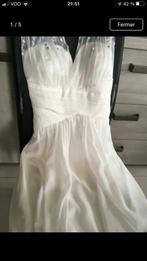 Robe de cérémonie blanche Taille 40. Neuve avec étiquette, Kleding | Dames, Jurken, Nieuw