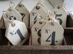 deco hout cijfers landelijk brocante, Huis en Inrichting, Ophalen