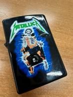 Zippo benzine aansteker metallica ride the lightning, Ophalen of Verzenden, Zo goed als nieuw, Aansteker