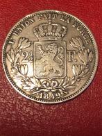 België 2 1/2 frank 1849 Leopold I, Zilver, Ophalen of Verzenden, Losse munt, Zilver