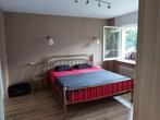 Tweepersoons boxspring (latoflex) en koperen bed, Huis en Inrichting, Slaapkamer | Bedden, Ophalen, Overige kleuren, Tweepersoons