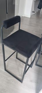 4 chaise hautes de couleur noire  à vendre, Ophalen of Verzenden, Zo goed als nieuw