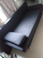 Canapé-lit noir avec rangement, Comme neuf, Noir, Enlèvement