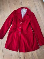 Mantel dames wijnrood vintage look M, Ophalen of Verzenden, Zo goed als nieuw, Maat 36 (S)