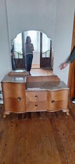 dressoir - kaptafel met grote spiegel, Huis en Inrichting, Ophalen, Gebruikt, Hout