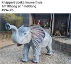 Zeer mooie grote olifant uit laminaat, Tuin en Terras, Ophalen of Verzenden, Zo goed als nieuw