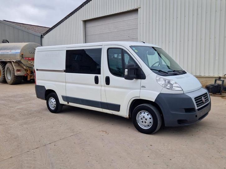 Fiat Ducato 2.3Jtd 130pk dubbele cabine, Auto's, Bestelwagens en Lichte vracht, Bedrijf, Te koop, Fiat, Diesel, Euro 5, Handgeschakeld