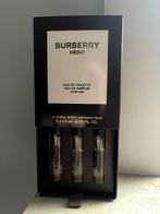 Sample Set Burberry Hero 3x 1,5 ml, Bijoux, Sacs & Beauté, Beauté | Parfums, Enlèvement ou Envoi, Neuf