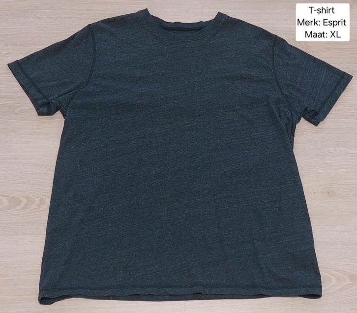 T-shirt heren: Esprit maat XL (NIEUW), Kleding | Heren, T-shirts, Nieuw, Maat 56/58 (XL), Blauw, Ophalen of Verzenden