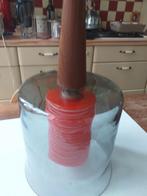 Lampe lustre vintage années70, Enlèvement, Utilisé, Bois, Scandinave, Vintage, années 70