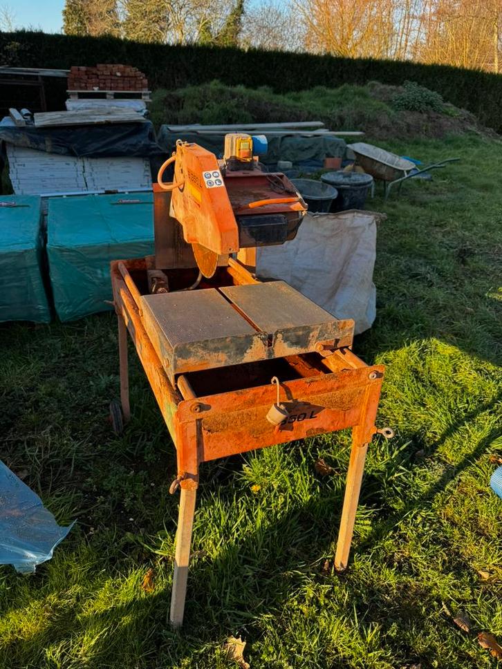 Steen tafelzaag op water, Bricolage & Construction, Outillage | Autres Machines, Utilisé, Enlèvement