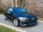 Audi A3 Sportback S-Line, Auto's, Audi, Voorwielaandrijving, Zwart, Bedrijf, 5 deurs