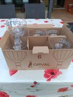 A vendre 1 caisse de 6 verres d'orval, Collections, Enlèvement, Neuf, Verre à bière