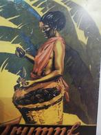 plaque tôle peinte ancienne, Enlèvement, Utilisé, Panneau publicitaire