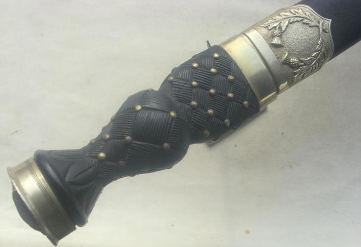 Scottish regimental King's Crown dirk Wilkinson dague dolk, Verzamelen, Militaria | Algemeen, Landmacht, Mes of Dolk, Verzenden