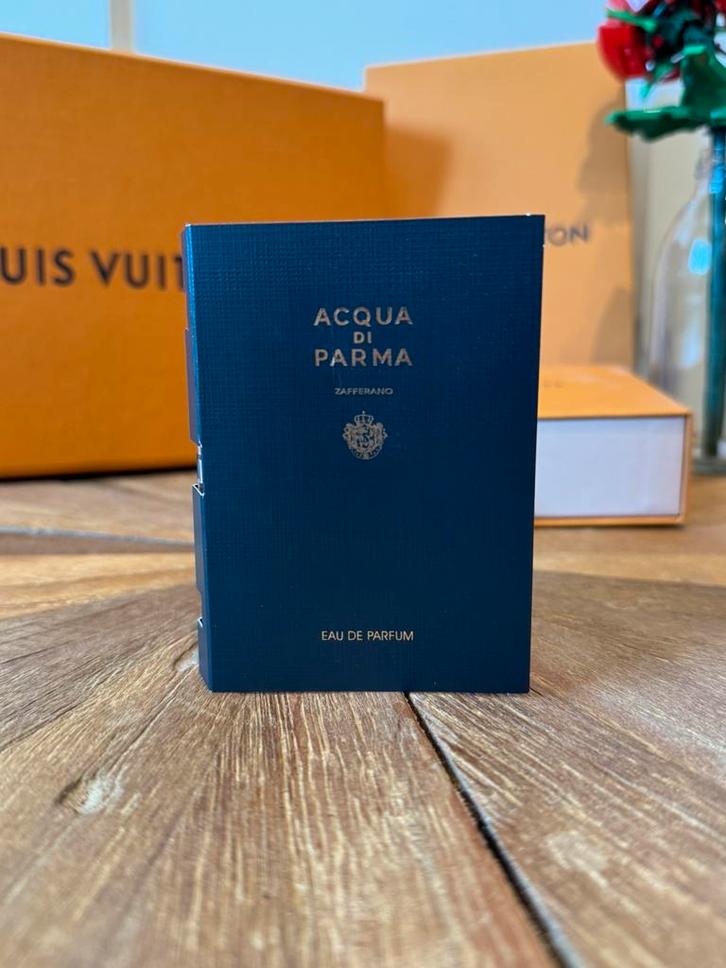 Acqua Di Parma Zafferano – Eau de Parfum 1,5ml, Handtassen en Accessoires, Uiterlijk | Parfum, Nieuw, Verzenden