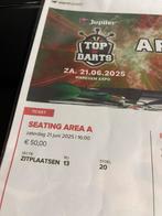 2 Tickets Top of Darts Waregem, Ophalen, Nieuw
