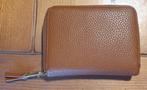Bruine portemonnee van kunstleer, Handtassen en Accessoires, Portemonnees, Overige merken, Bruin, Ophalen of Verzenden, Zo goed als nieuw