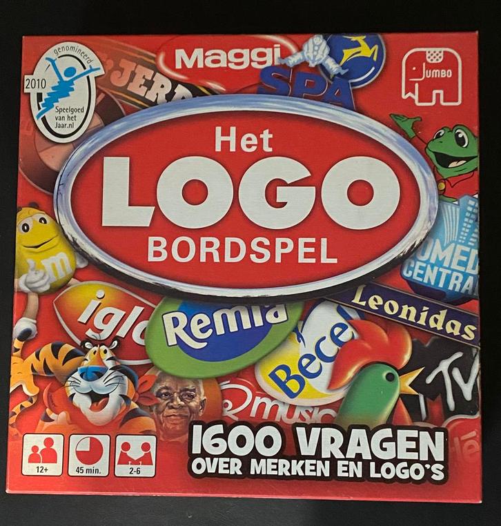 Het Logo bordspel, Hobby en Vrije tijd, Gezelschapsspellen | Overige, Zo goed als nieuw, Ophalen of Verzenden