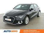 Audi A3 30 TFSI advanced (bj 2023, automaat), Auto's, Audi, Gebruikt, Zwart, Leder, 999 cc