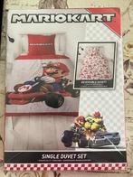 Nieuw dubbelzijdig dekbedovertrek Mariokart, Kinderen en Baby's, Ophalen of Verzenden, Nieuw, Dekbedovertrek