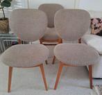 3 x Louis van Teeffelen Eettafelstoelen Jr. 60, Ophalen, Gebruikt, Hout, Vintage