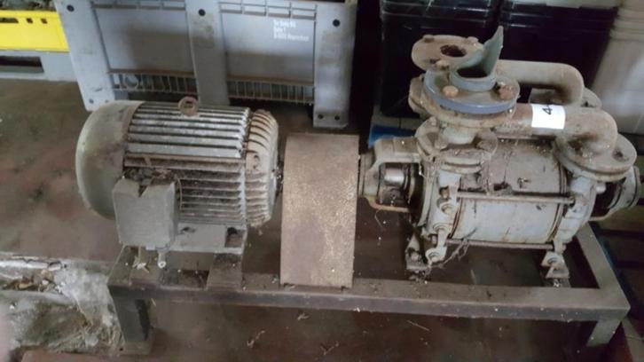 Zware cap: waterring vacuumpomp ca 1000 m³ p/u, Tuin en Terras, Waterpompen, Gebruikt, Elektrisch, Overige typen, Ophalen