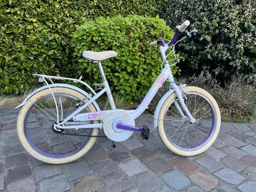 Vélo fille 6-9 ans MBM “Fleurs” 20" – Parfait pour Pâques !, Fietsen en Brommers, Fietsen | Meisjes, Zo goed als nieuw, 20 inch