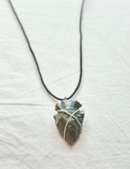 Collier pierre naturelle pointe de flèche et argent NEW, Ophalen, Nieuw, Zilver, Met edelsteen