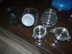 glazen bokale, voor snoep, Glas, Pot, Bus of Blik, Gebruikt, Ophalen of Verzenden