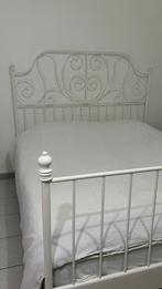 IKEA LEIRVIK bedframe, Ophalen, Gebruikt, Wit, Tweepersoons