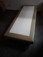 Boxspring 80x200, Huis en Inrichting, Slaapkamer | Boxsprings, Ophalen, Gebruikt, Eenpersoons, Beige