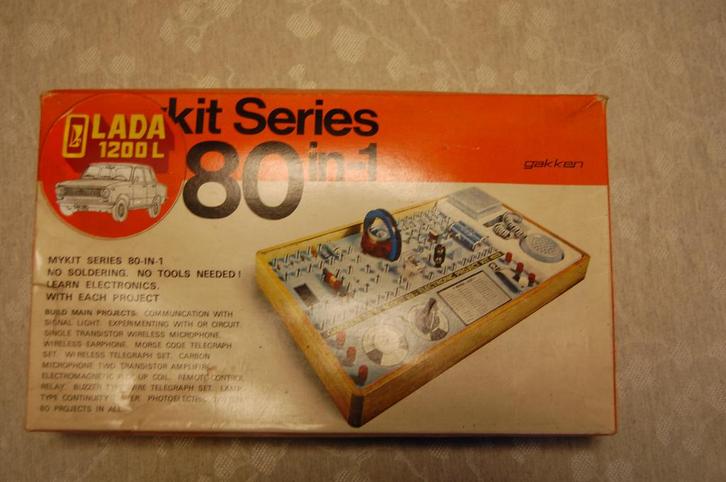 BOUWDOOS LADA 1200 MY KIT SERIES 80 in-1 ELECTRONIKA, Antiek en Kunst, Antiek | Speelgoed, Ophalen of Verzenden