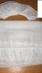 1 Rideau bonne femme avec son embrase en diolen blanc., Enlèvement ou Envoi, Neuf, Blanc