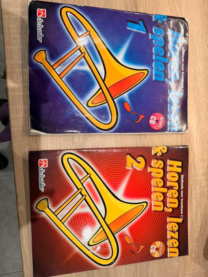 Trombone Basiscursus 1 en 2, Trombone, Musique & Instruments, Instruments | Accessoires, Utilisé, Autres instruments, Enlèvement