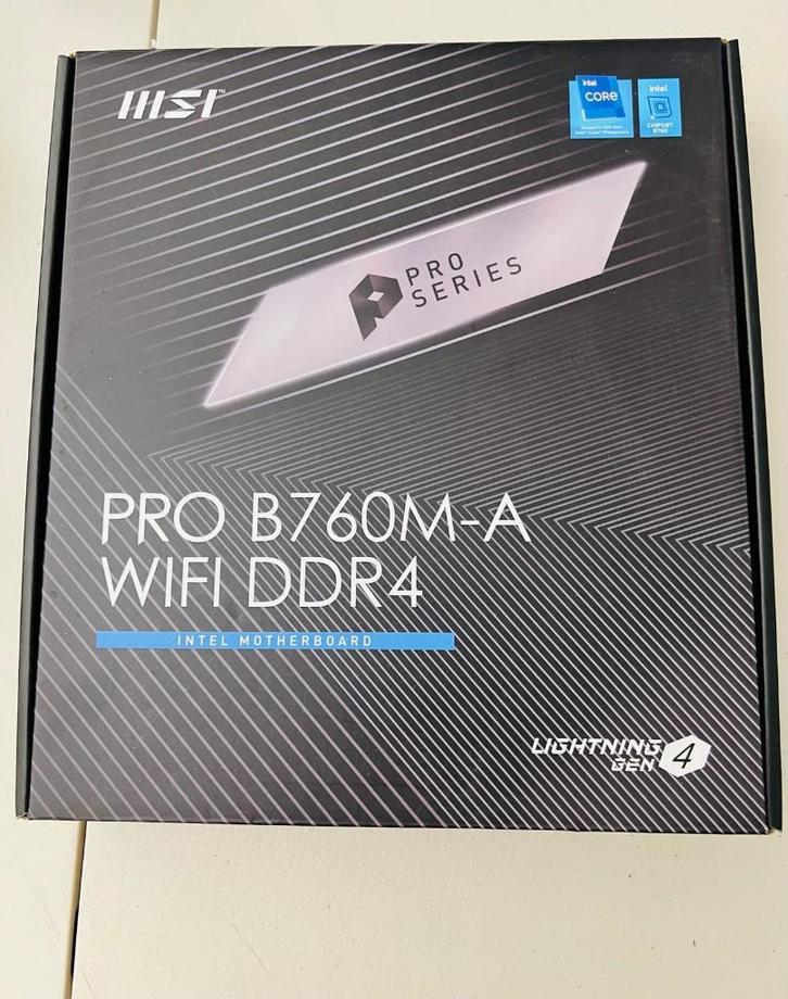 MSI PRO B760M-A WIFI, Computers en Software, Moederborden, Zo goed als nieuw, Intel, DDR4, Ophalen
