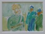 ALBERT DE DEKEN / PERSONAGES / ORIGINEEL WERK / 29x36cm KAD, Antiek en Kunst, Ophalen of Verzenden