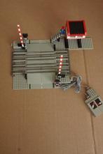 Vintage 12 volt Lego trein bewaakte spoorwegovergang 7866, Kinderen en Baby's, Verzenden, Gebruikt, Complete set, Lego