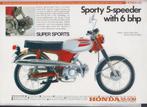 Cyclomoteur Sport Honda SS 50 M collection, Boeken, Motoren, Verzenden, Gelezen