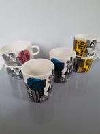 Marimekko - set van 6 tassen / mokken / bekkers, Ophalen, Zo goed als nieuw