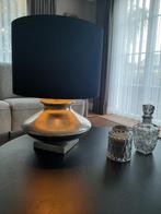 Tafellamp met velvet lampenkap, Zo goed als nieuw, 50 tot 75 cm, Ophalen