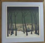 VALERIUS DE SAEDELEER / GRANDS ARBRES / KLEURETS / 80x80cm, Antiek en Kunst, Kunst | Litho's en Zeefdrukken, Ophalen