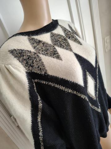 Vintage gebreide trui Merk claude laurent, Vintage, Enlèvement ou Envoi, Taille 36 (S)