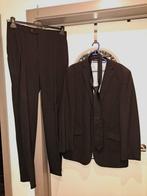 Kostuum heren mt 50, mèt das, Kleding | Heren, Kostuums en vesten, Ophalen of Verzenden, Zo goed als nieuw, Maat 48/50 (M), Zwart